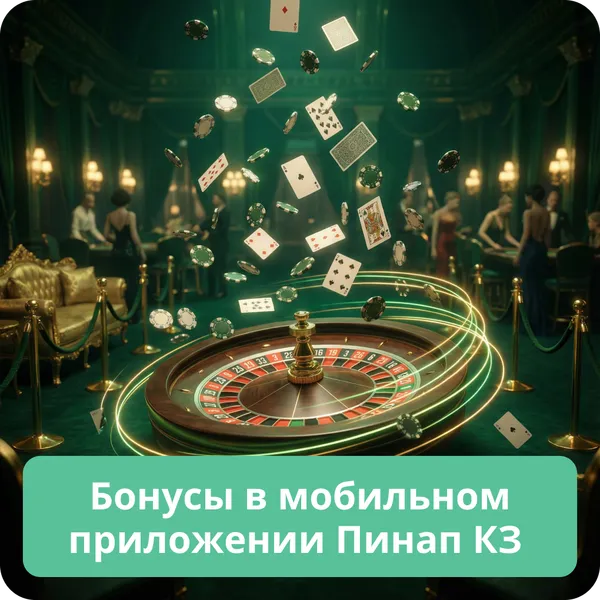 Бонусы в мобильном приложении Пинап КЗ